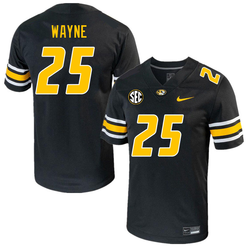Men #25 Ja'Marion Wayne Missouri Tigers College 2023 Football Stitched Jerseys Sale-Black - Click Image to Close